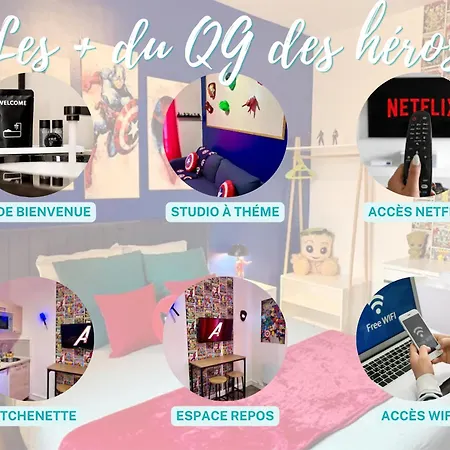 Apartamento Dalikyda - Le Qg Des Heros- Stationnement Gratuit *
