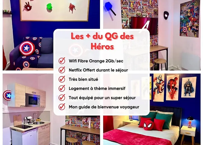 Appartement Dalikyda - Le Qg Des Héros- Stationnement Gratuit Le Havre