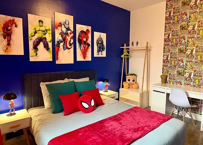 Dalikyda - Le Qg Des Héros- Stationnement Gratuit Appartement *