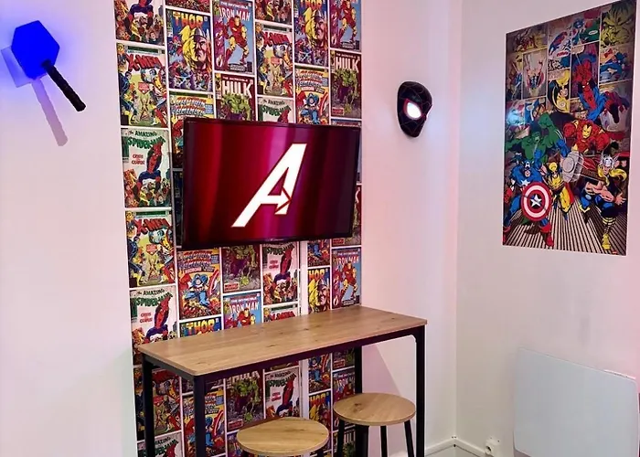Dalikyda - Le Qg Des Heros- Stationnement Gratuit Appartement